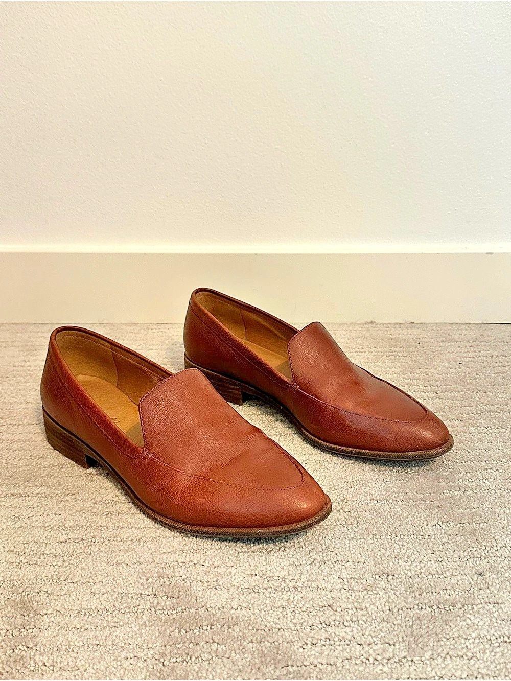 Madewell Brown Leather Loafers